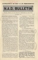 Civil Service Supplement to the National Association of the Deaf Proceedings: N.A.D. Bulletin, November 1936